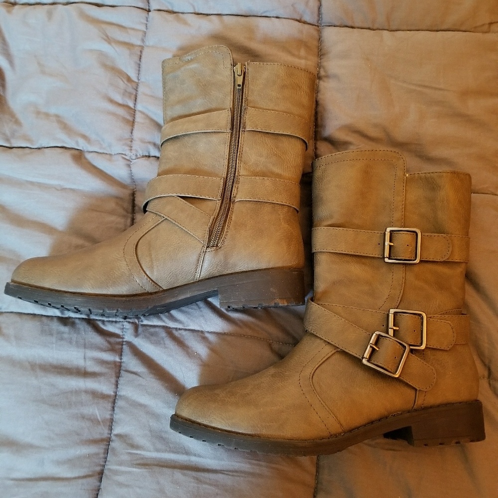Gray Boots